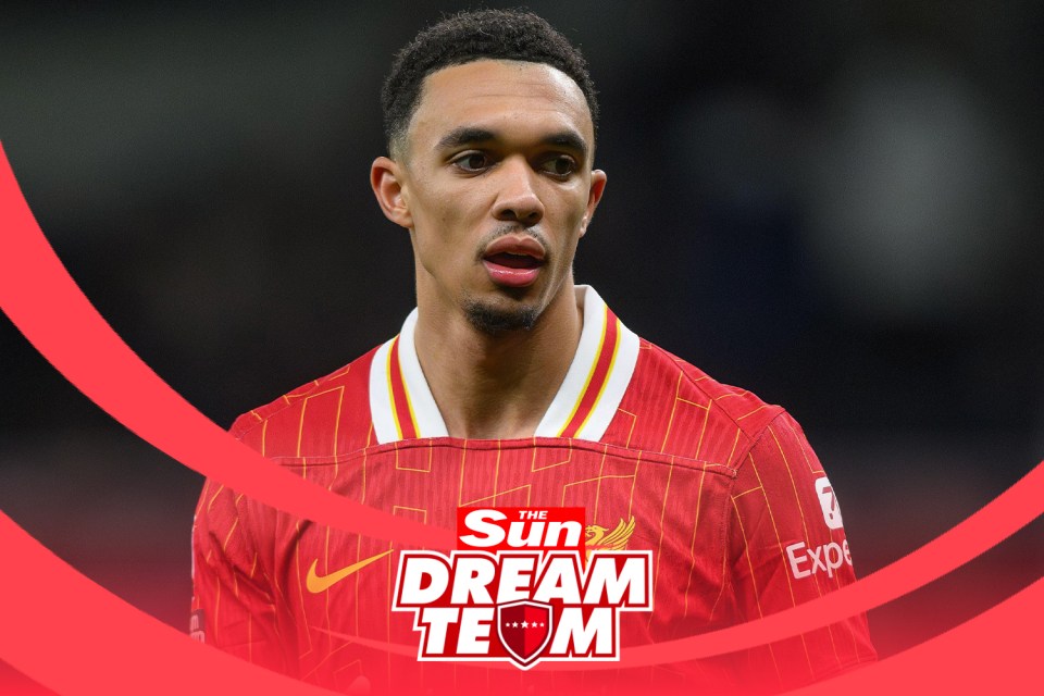 Trent Alexander-Arnold in Liverpool's kit, The Sun Dream Team.