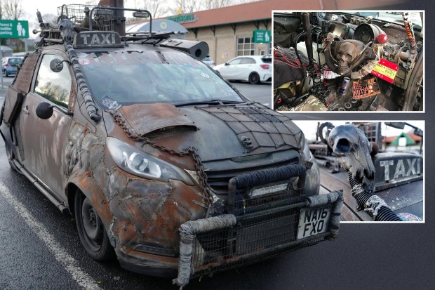 Post-apocalyptic taxi.