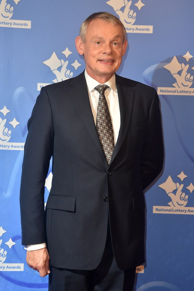 Martin Clunes at the National Lottery Awards.