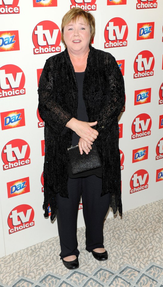 Pauline Quirke at the TV Choice Awards.