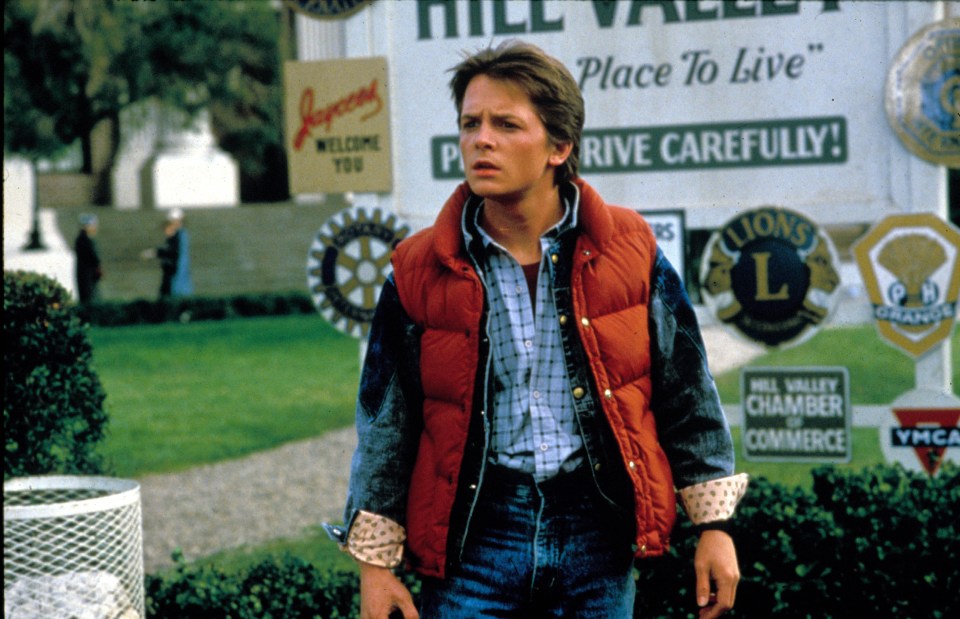 Michael J Fox stars in 1985's Back to the Future