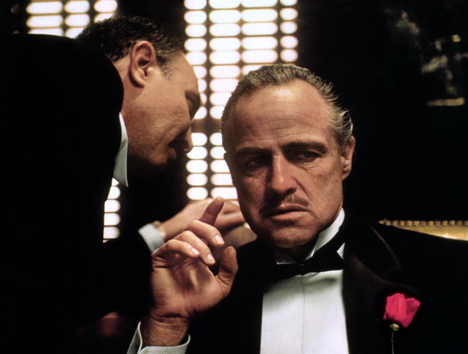 Marlon Brando as Vito Corleone in The Godfather