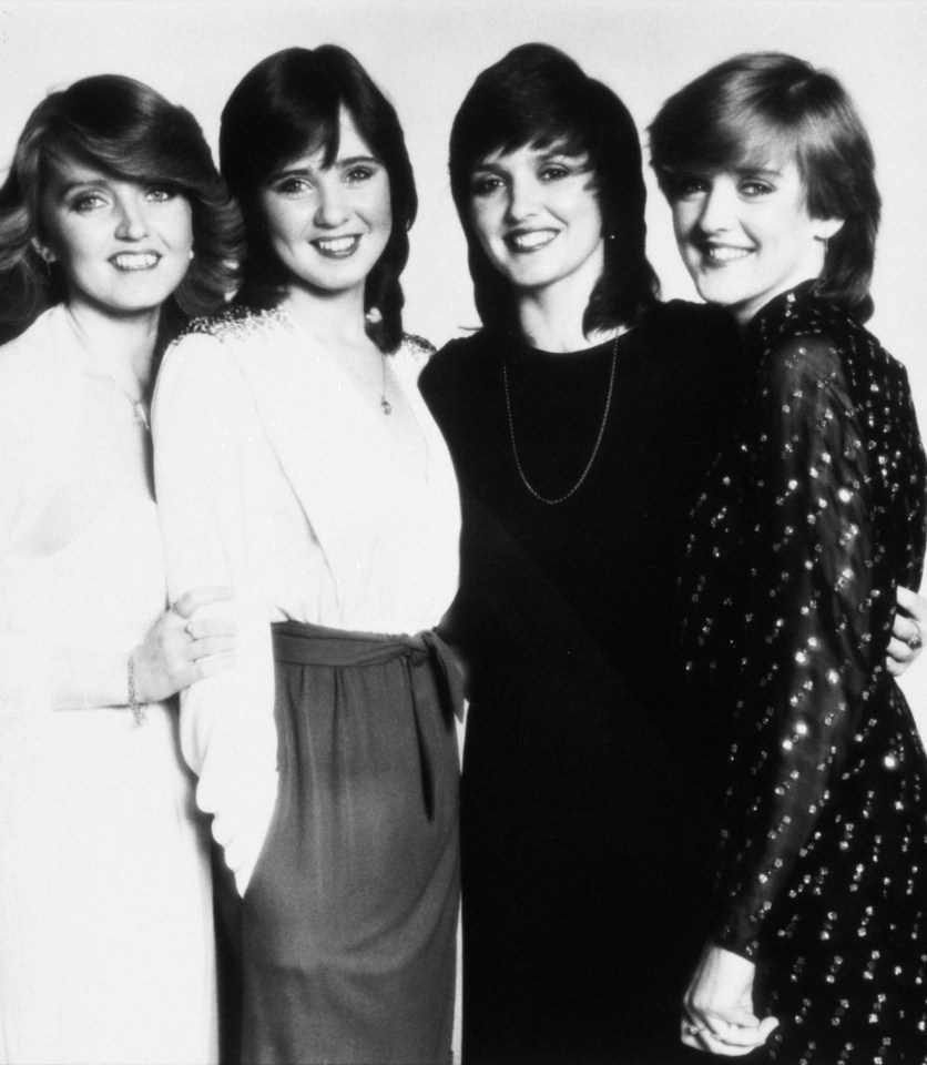 Black and white portrait of the Nolans.