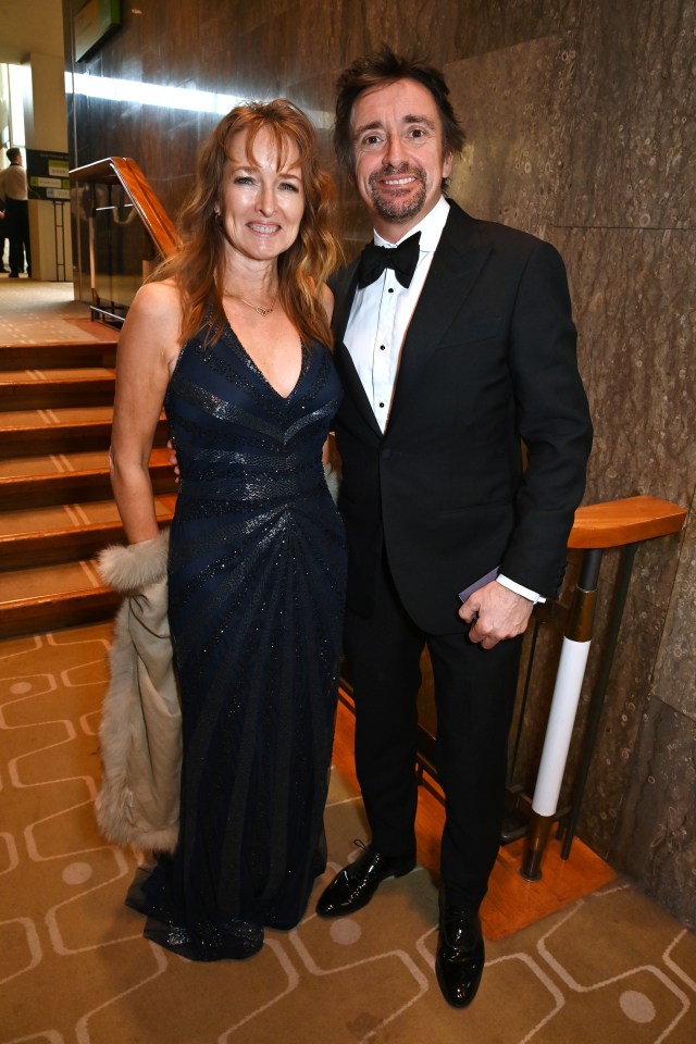 Mindy and Richard Hammond at the EE BAFTA Film Awards.