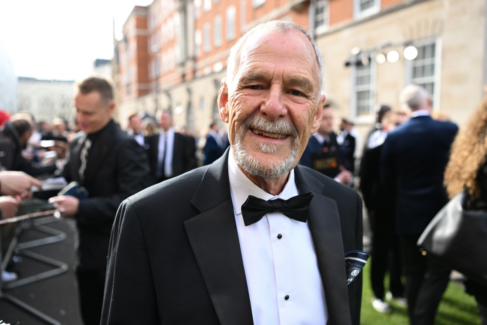 Ian Gelder at the Olivier Awards.