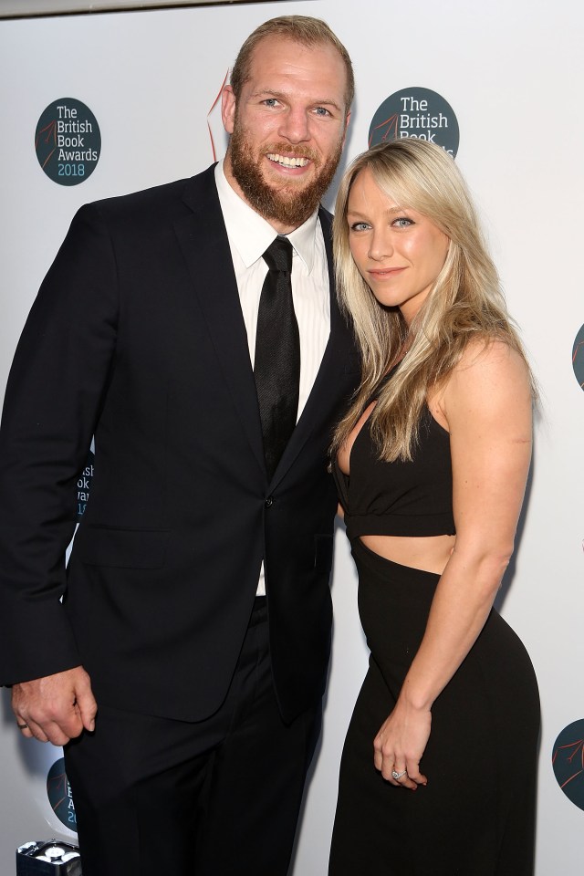 Chloe Madeley and James Haskell at the British Book Awards.