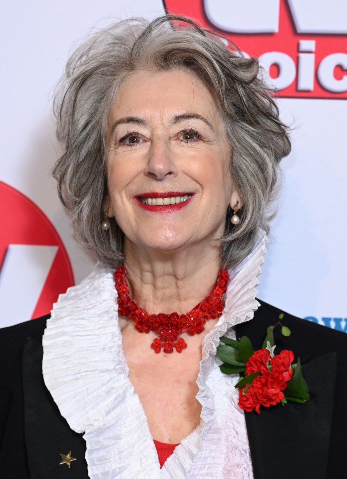 Maureen Lipman at the TV Choice Awards.