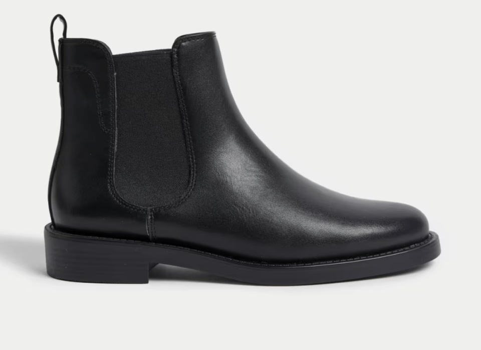 The classic boots are made from vegan leather