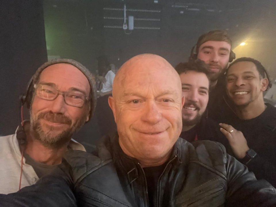 Ross Kemp has shared a snap from the set of EastEnders for the first time