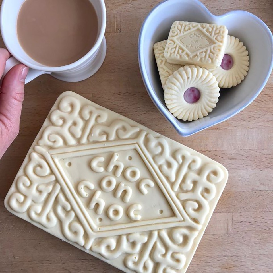 Flo's company has become known for its giant bourbons, jammy dodgers and custard creams