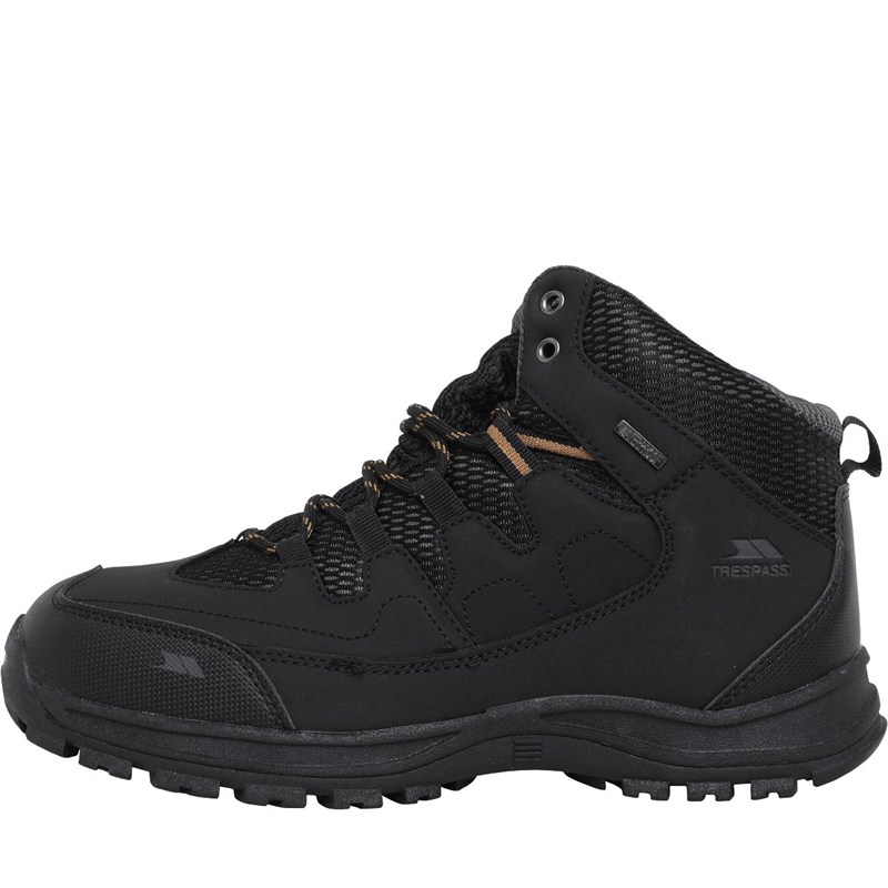 Black Trespass hiking boot.