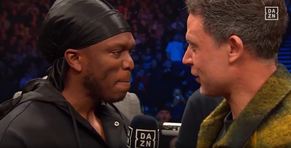 Ksi in a post-fight interview.