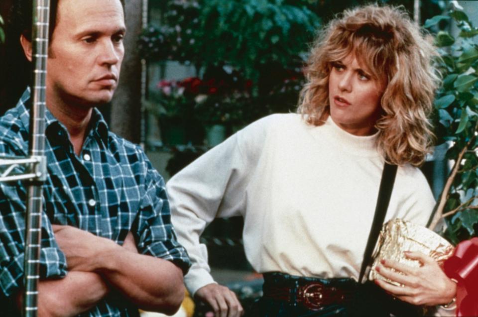 Scene from When Harry Met Sally... featuring Billy Crystal and Meg Ryan.