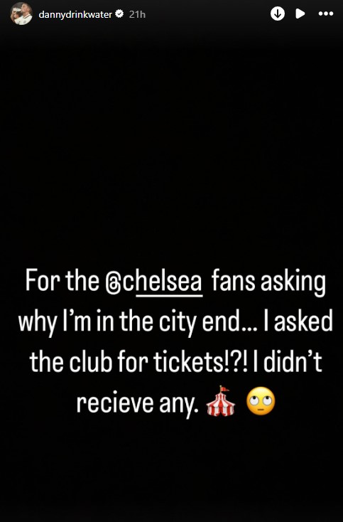 Screenshot of a social media post explaining the author's absence of tickets.