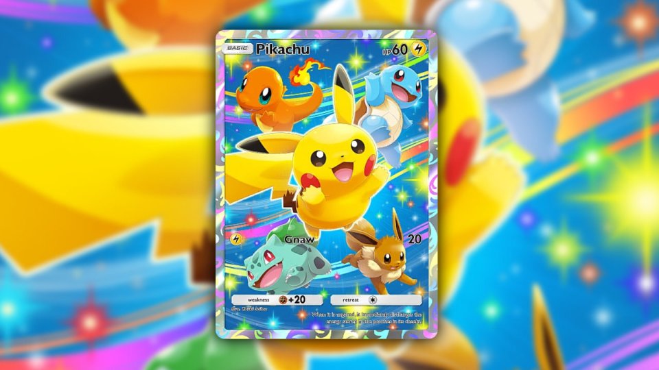 You can grab this Pikachu promo card just for logging in