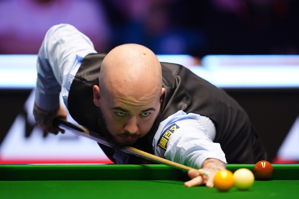 Luca Brecel during his last of 16 match against Chris Wakelin on day four of the 2025 Johnstone's Paint Masters at Alexandra Palace, London. Picture date: Wednesday January 15, 2025. PA Photo. See PA story SNOOKER Masters. Photo credit should read: Ben Whitley/PA Wire. RESTRICTIONS: Use subject to restrictions. Editorial use only, no commercial use without prior consent from rights holder.