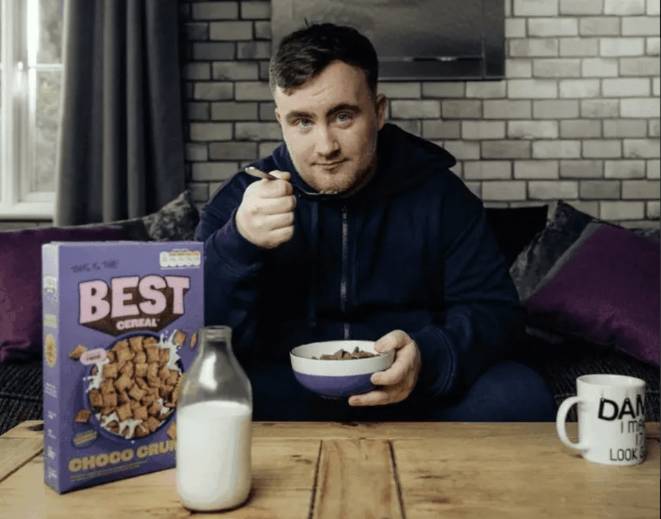 Littler appears in ad for Sidemen's Best cereal