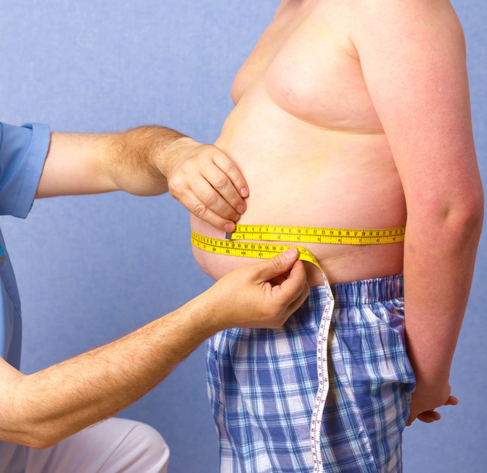 The number of obese people receiving NHS treatment has quadrupled in the past decade