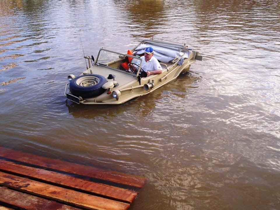 The Volkswagen Schwimmwagen in action