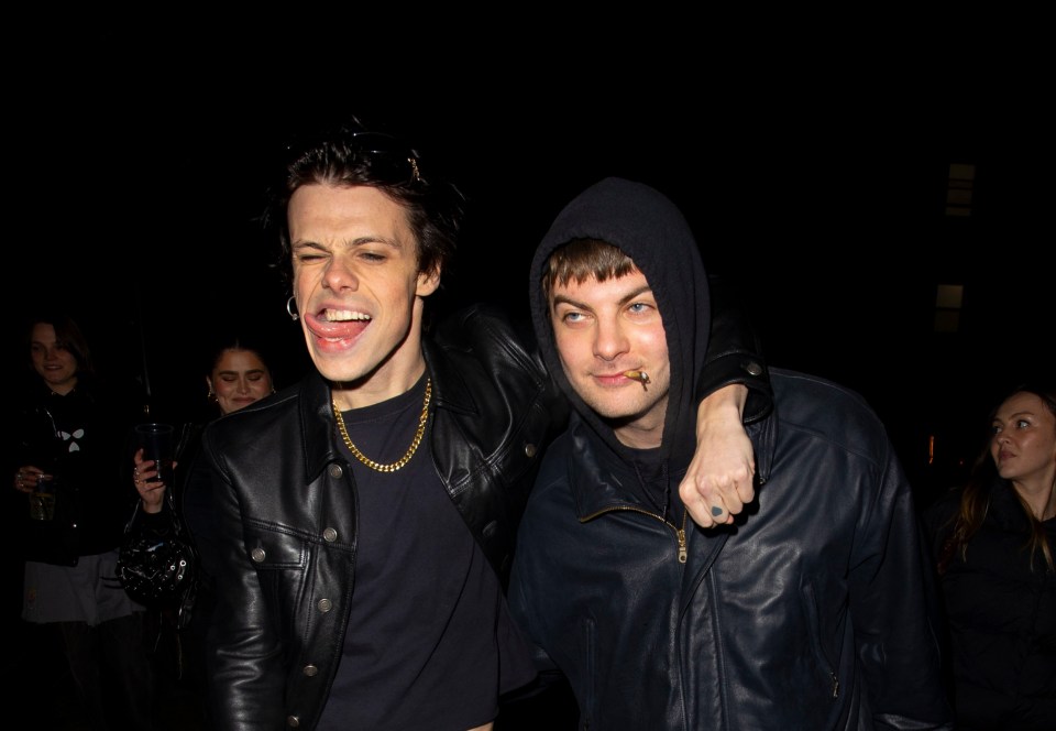 Yungblud and Lewis Capaldi at Amy Winehouse's old haunts in Camden Town.