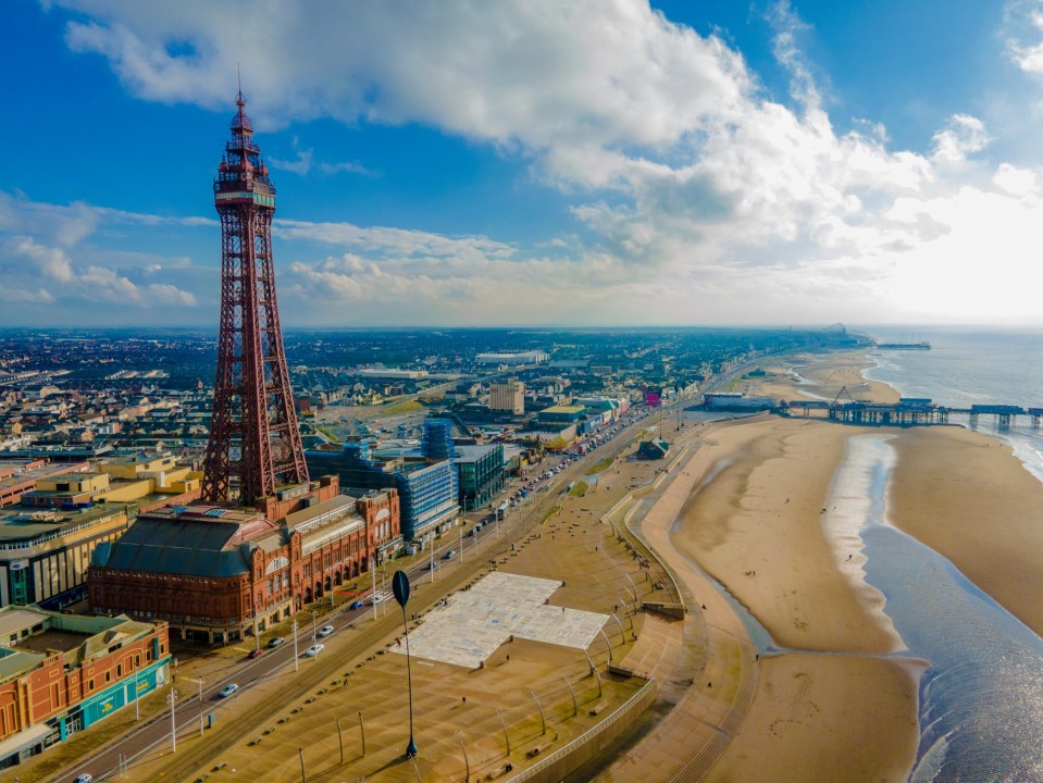 Blackpool Promenade spans across seven miles