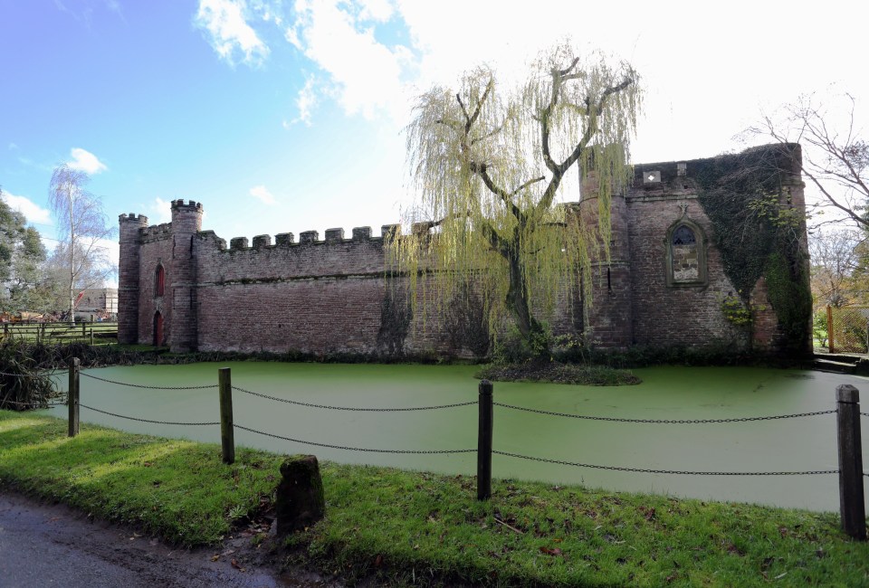 Richard Hammond's castle home in Ross-on-Wye, UK.