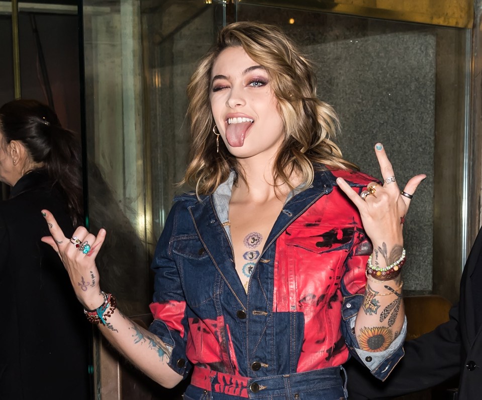 Paris Jackson at a fashion show.