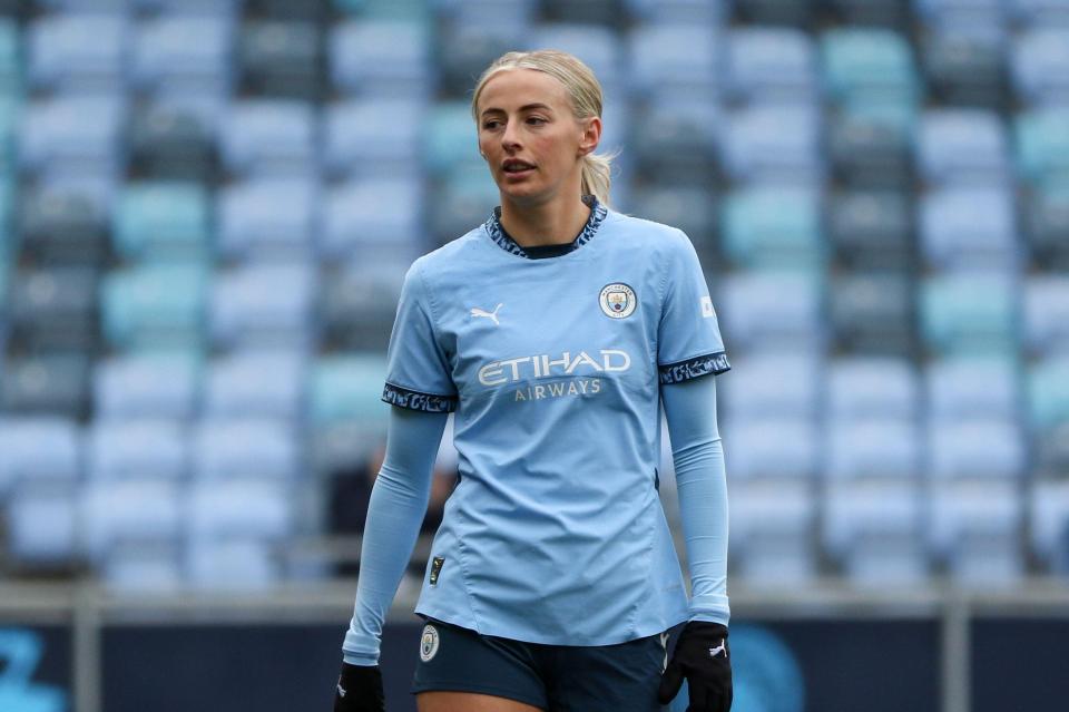 Chloe Kelly of Manchester City during a Women's FA Cup match.