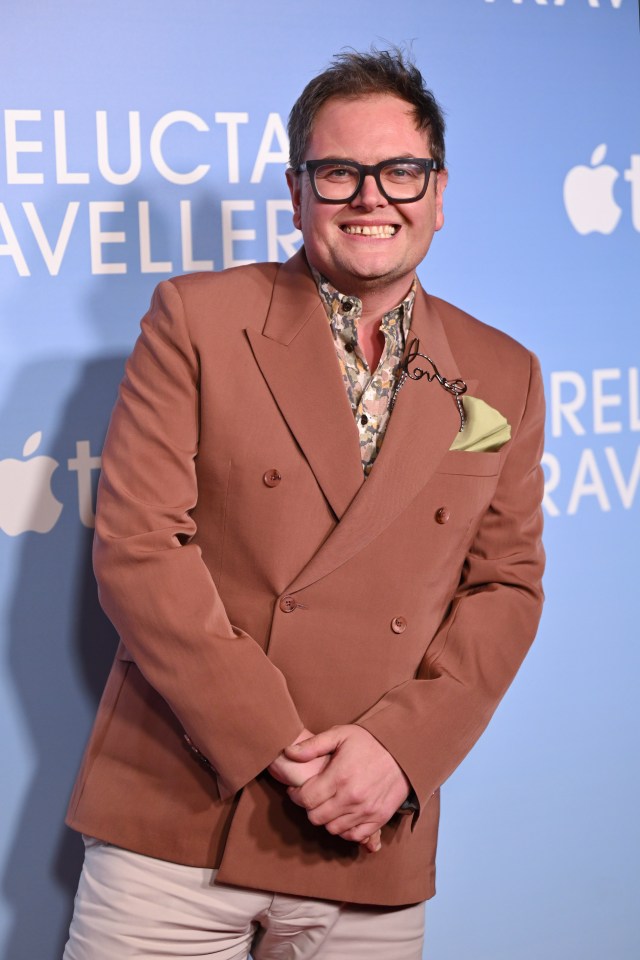 Alan Carr at the European premiere of "The Reluctant Traveller."