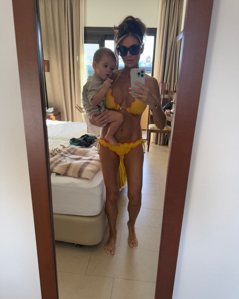 Amy Childs posted a picture of herself in a bikini after claiming not to have worn one for 7 years since having her four children