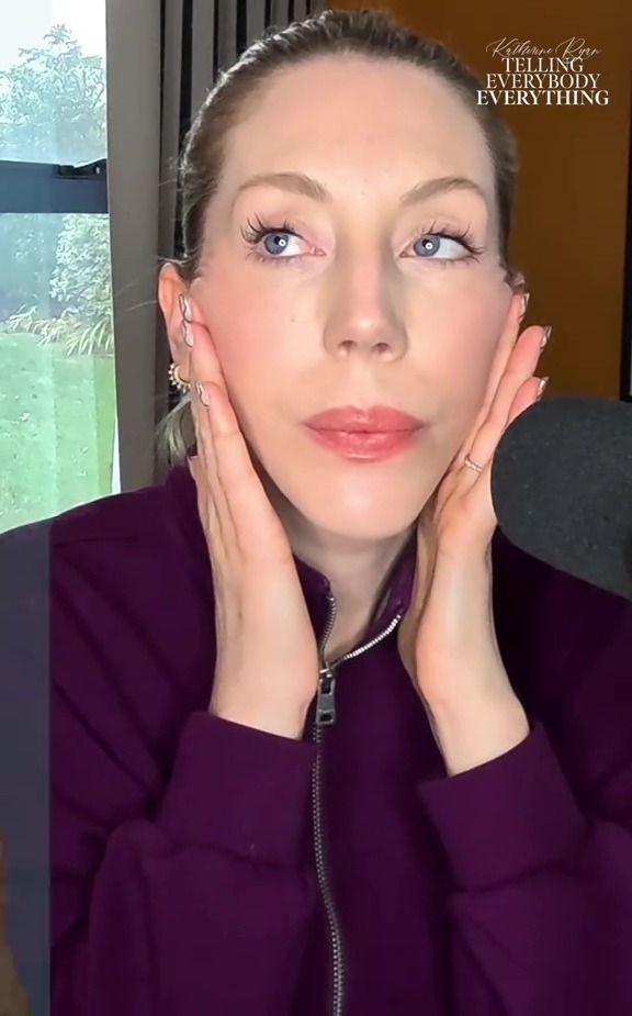 Katherine Ryan addresses weight loss accusations.