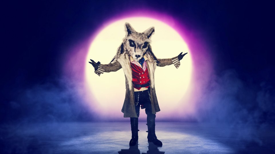 Wolf costume from The Masked Singer.