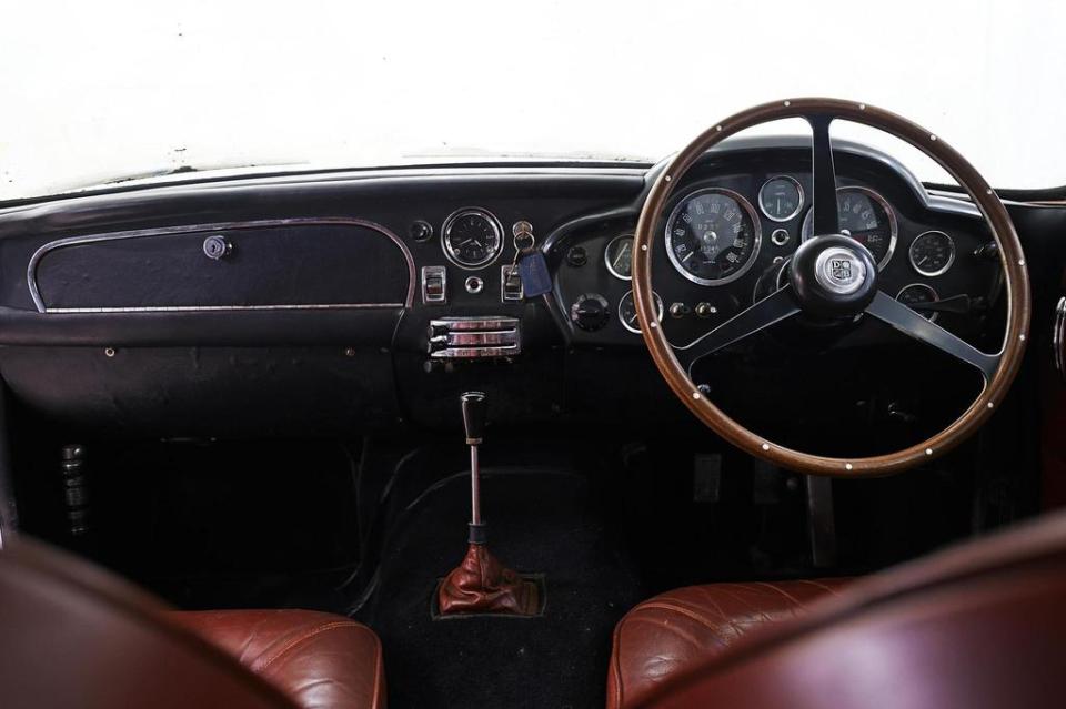 Aston Martin DB6 interior.