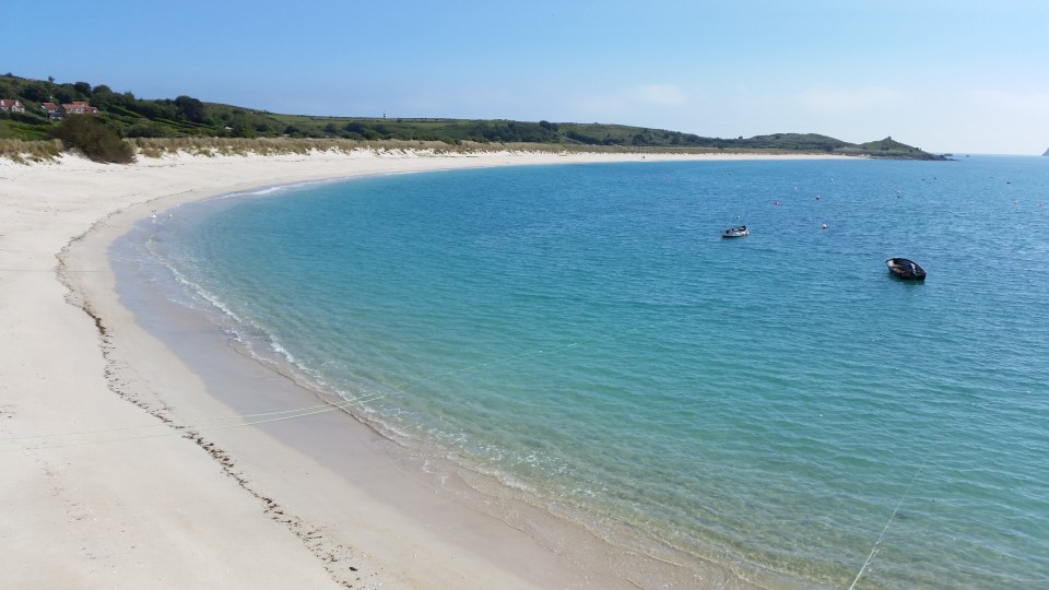 Beach on St Martins, Isles of Scilly.