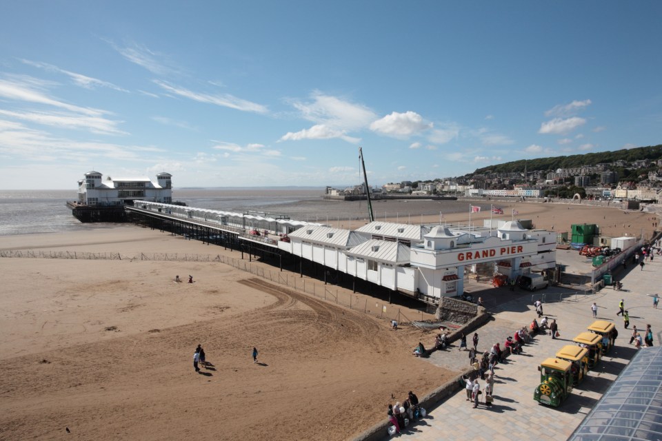 The rebuilt Grand Pier in Weston-Super-Mare.