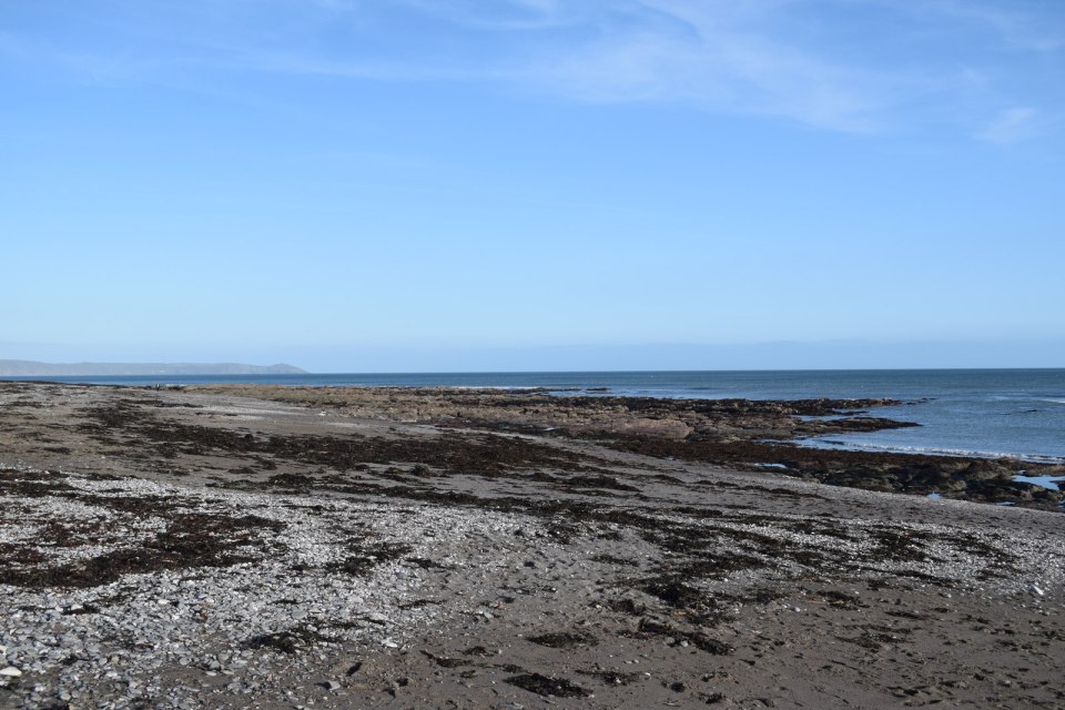 Downderry Beach in Cornwall, England.