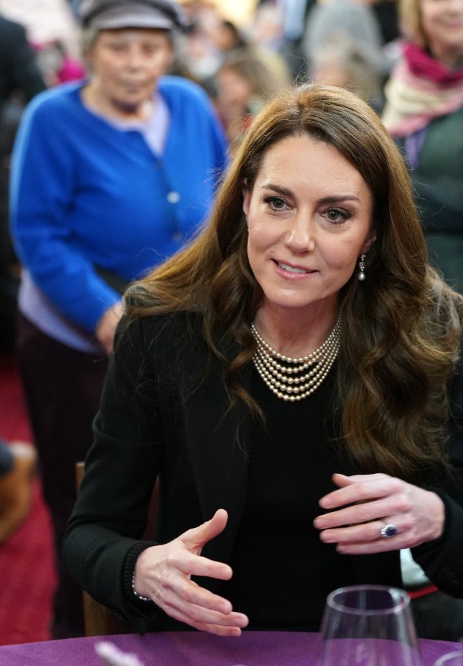 Catherine, Princess of Wales, at a Holocaust Memorial Day ceremony.