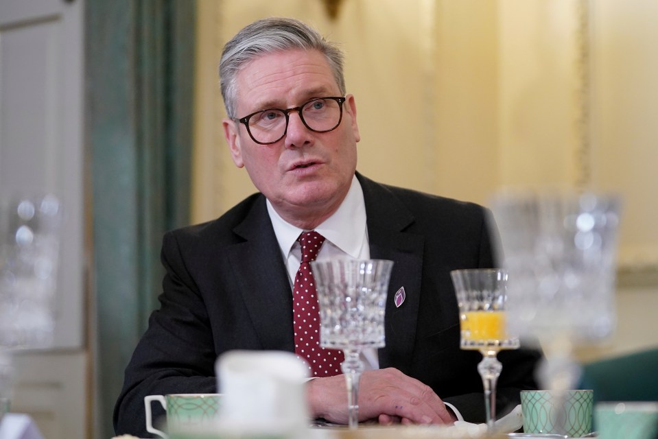 Keir Starmer, Britain's Prime Minister, at a Holocaust Memorial Day reception.