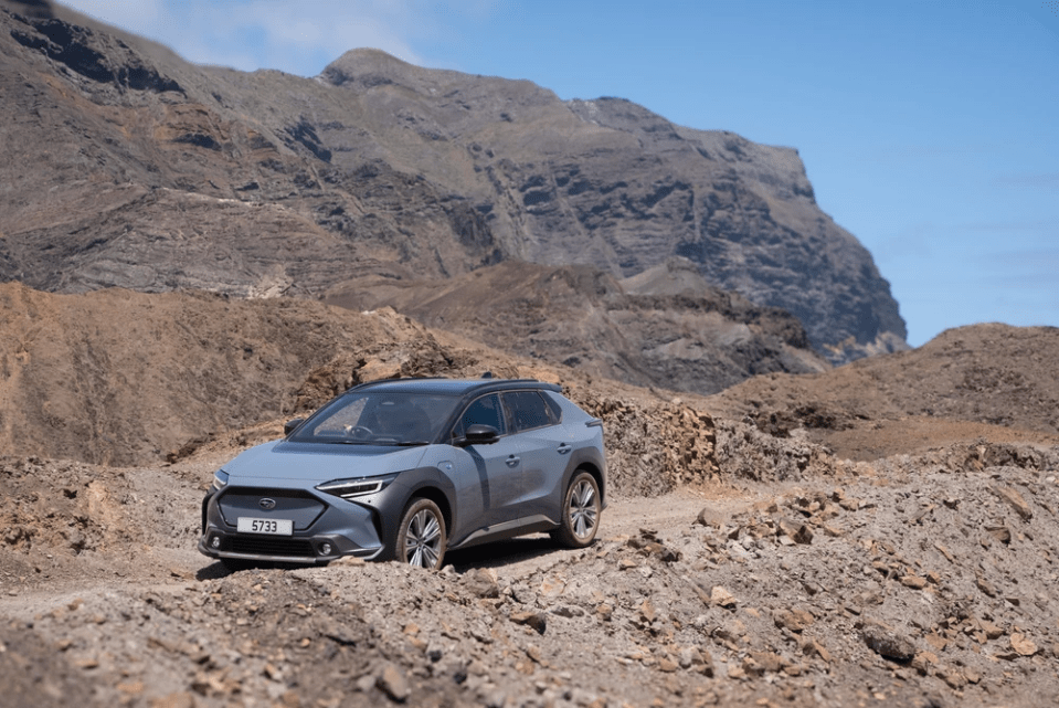 Electric vehicle on a remote island.