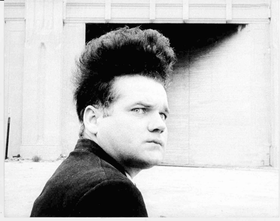 Black and white photo of Jack Nance.