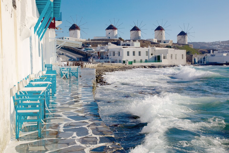 Mykonos is known as Greece's own Ibiza, with stunning beaches and with a busy nightlife