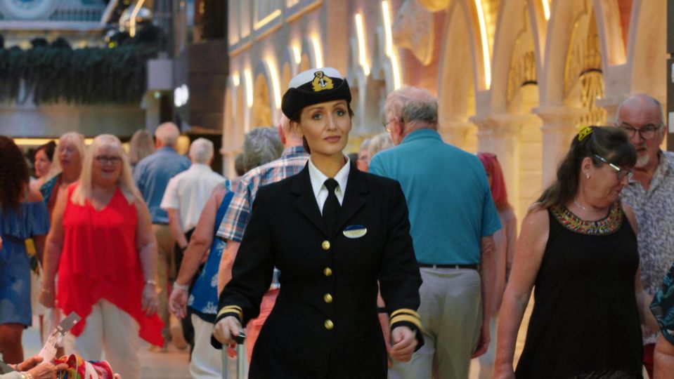 Catherine Tyldesley as Kate in The Good Ship Murder.