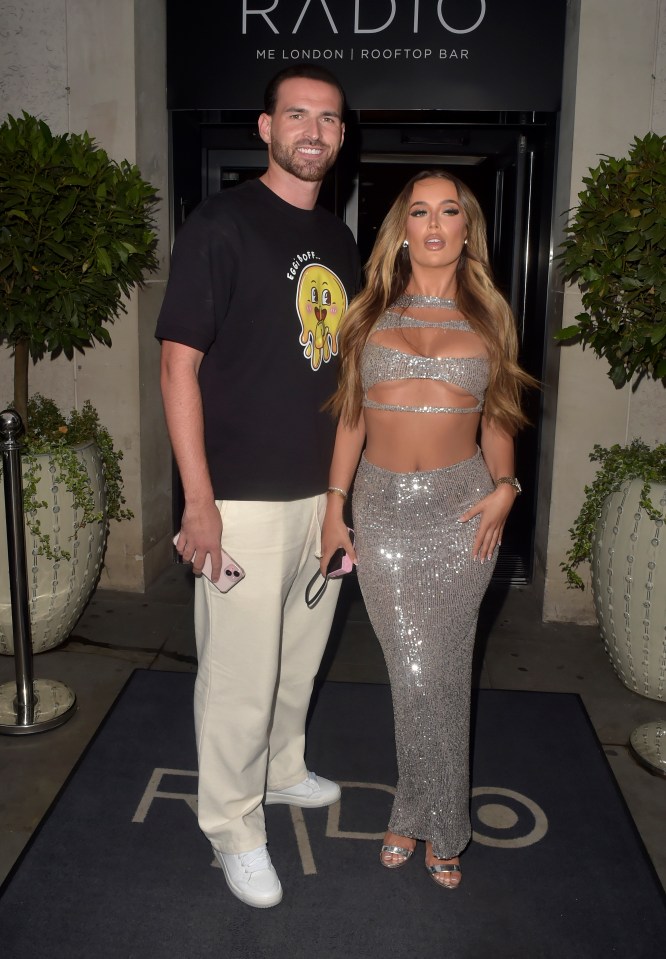 Harriet Blackmore and Ronnie Vint at the Love Island x Boots Launch Party.