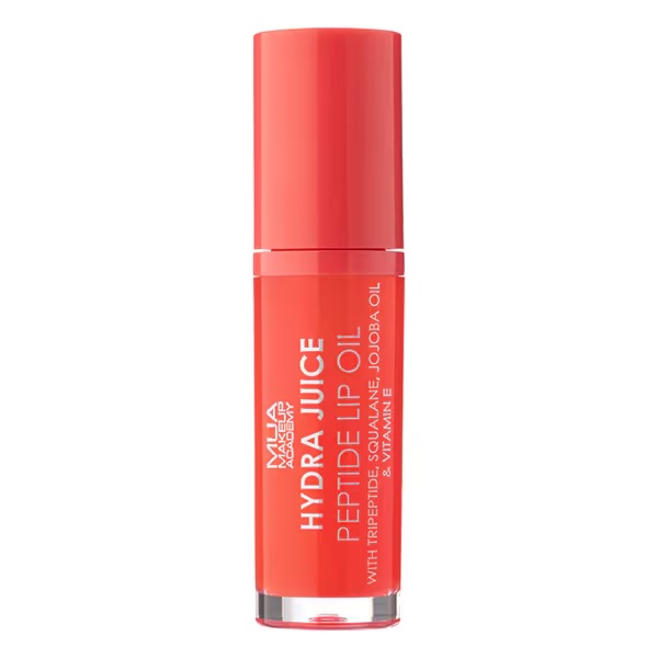 MUA Makeup Academy Hydra Juice Peptide Lip Oil bottle.