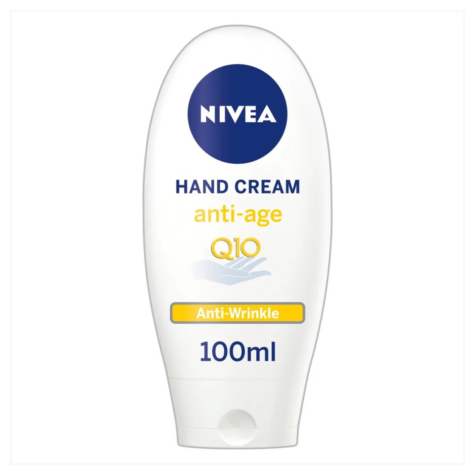 Nivea Q10 anti-age hand cream, 100ml.