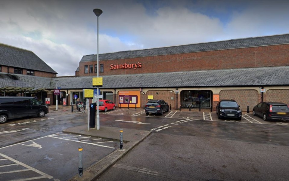 Sainsbury's supermarket in Chertsey.