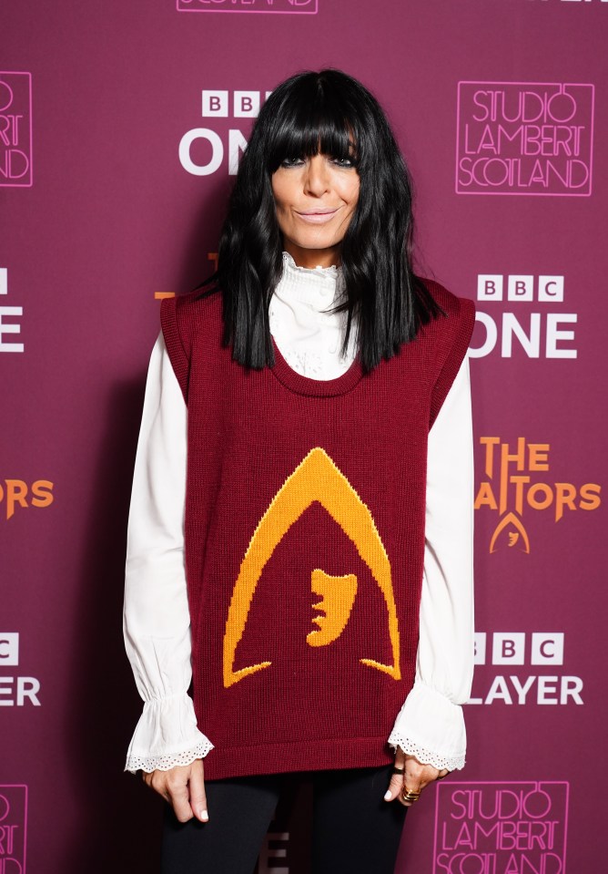 Claudia Winkleman at the launch of The Traitors season three.