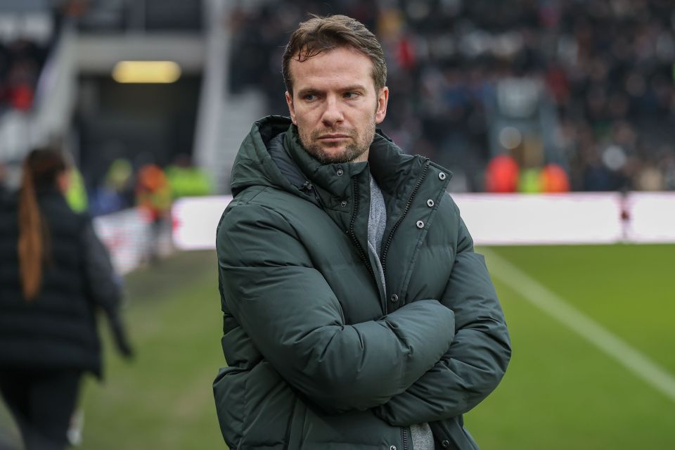 Tom Cleverley, Watford head coach, at a football match.