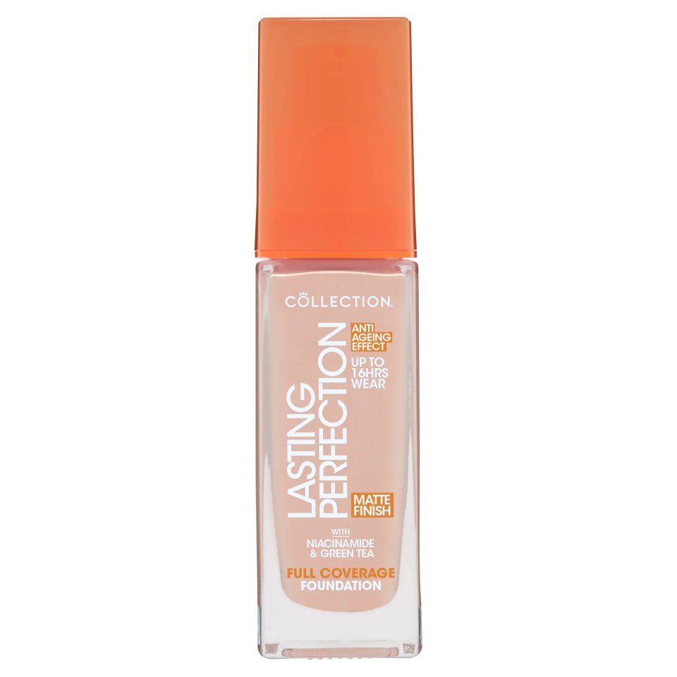 Collection Lasting Perfection Full Coverage Foundation bottle.