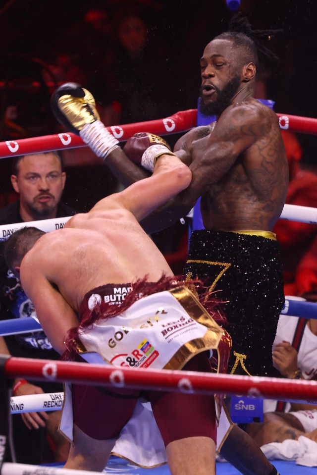 Deontay Wilder boxing Joseph Parker.